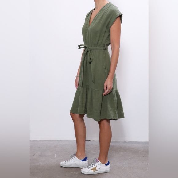 Xirena Maren dress, black cotton gauze, size small - Picture 3 of 9